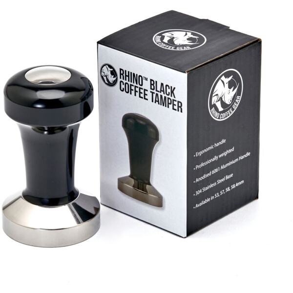 COFFEE TAMPER BLACK 53MM - RHINOWARE