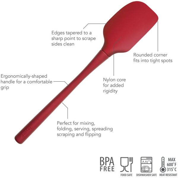 SPATULA SILICONE FLEX-CORE CAYENNE - TOVOLO - Image 2