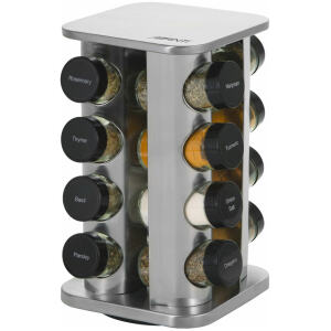 SPICE RACK REVOLVING 16 JARS - AVANTI