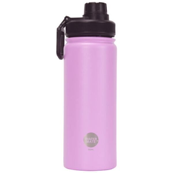 WATER BOTTLE STAINLESS STEEL 550ML GELATO PINK - WATERMATE