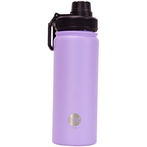 WATER BOTTLE STAINLESS STEEL 550ML GELATO PURPLE - WATERMATE