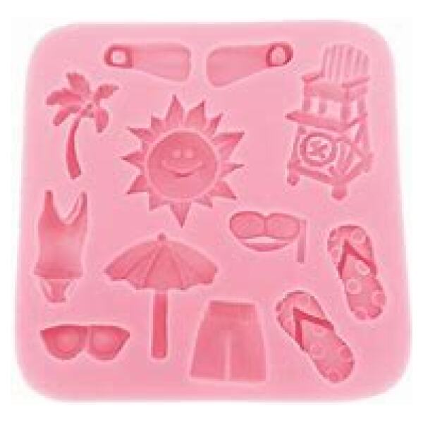 SILICONE MOULD BEACH THEME - CAKE CRAFT