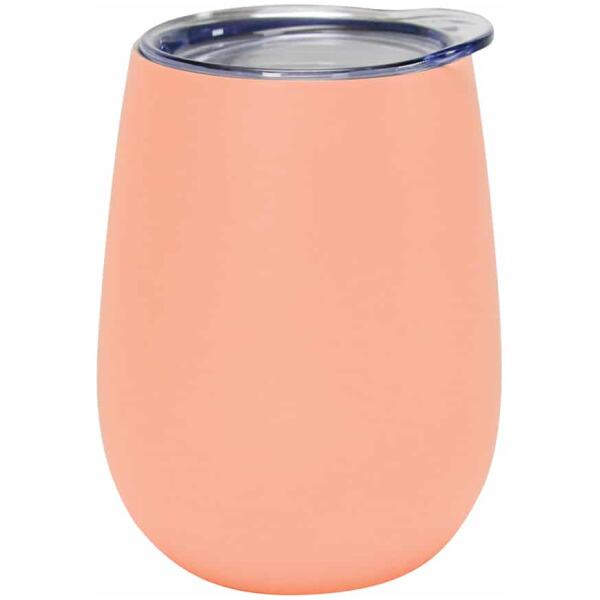 WINE TUMBLER STAINLESS STEEL 295ML GELATO PEACH - ANNABEL TRENDS