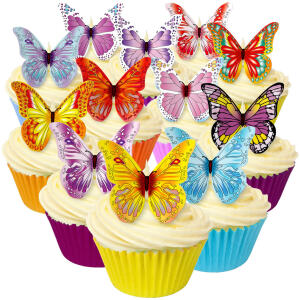 EDIBLE WAFER MIXED BUTTERFLIES