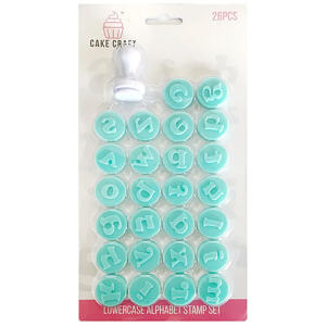 UPPERCASE ALPHABET STAMPS - CAKE CRAFT