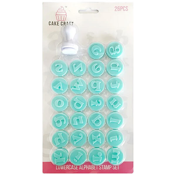 UPPERCASE ALPHABET STAMPS - CAKE CRAFT