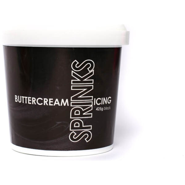 BUTTERCREAM BLACK 425G - SPRINKS