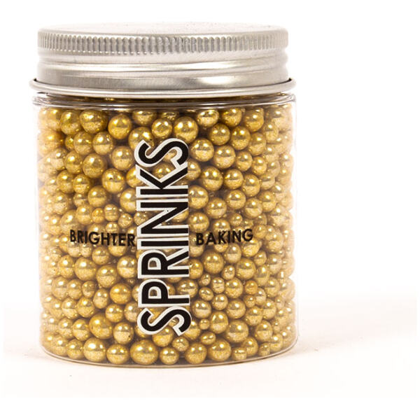 CACHOUS VINTAGE GOLD 4MM 85GM - SPRINKS - Image 2