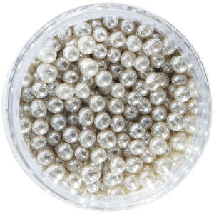 CACHOUS SILVER 4MM 85G - SPRINKS