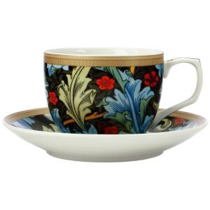 CUP/SAUCER WILLIAM MORRIS BLUE ACANTHUS - MAXWELL & WILLIAMS