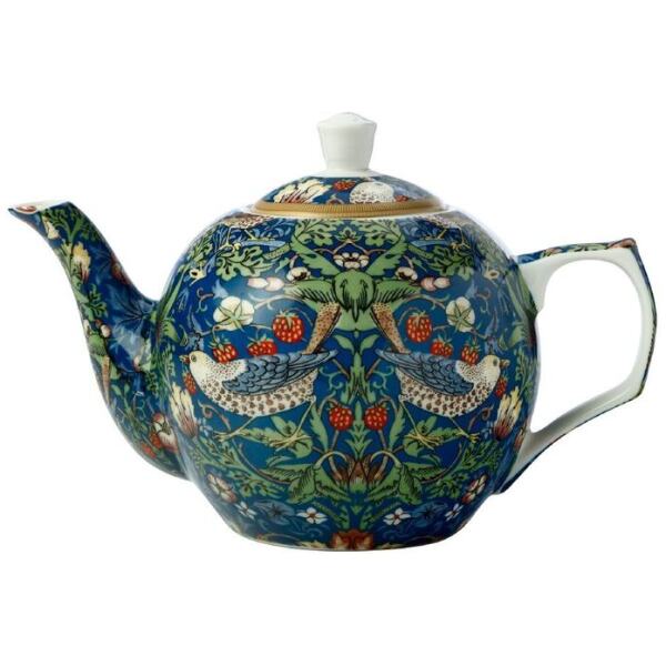 TEAPOT WILLIAM MORRIS STRAWBERRY THIEF BLUE - MAXWELL & WILLIAMS