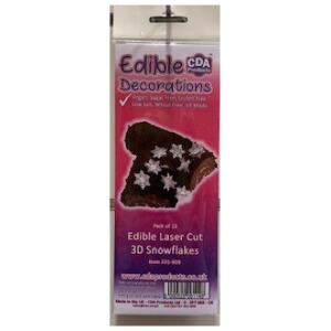 EDIBLE WAFER SNOW FLAKE