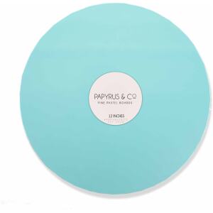 CAKE BOARD PASTEL BLUE 12" ROUND - PAPYRUS & CO