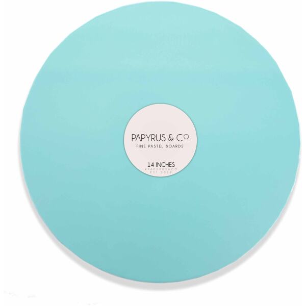 CAKE BOARD PASTEL BLUE 14"ROUND - PAPYRUS & CO