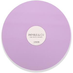 CAKE BOARD LILAC 12"ROUND - PAPYRUS & CO
