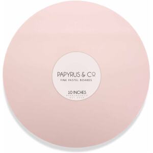 CAKE BOARD PASTEL PINK 10"ROUND - PAPYRUS & CO