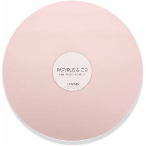 CAKE BOARD PASTEL PINK 12"ROUND - PAPYRUS & CO