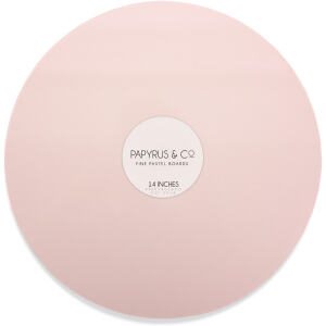 CAKE BOARD PASTEL PINK 14"ROUND - PAPYRUS & CO