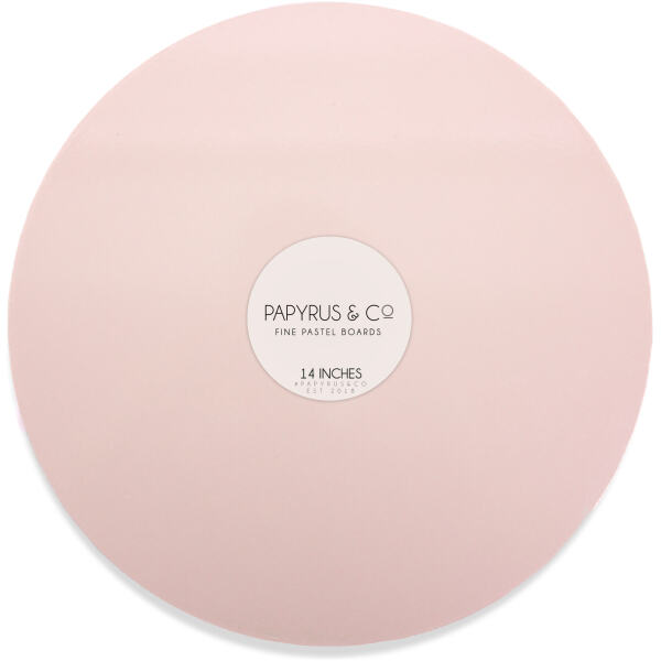 CAKE BOARD PASTEL PINK 14"ROUND - PAPYRUS & CO