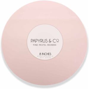 CAKE BOARD PASTEL PINK 8"ROUND - PAPYRUS & CO