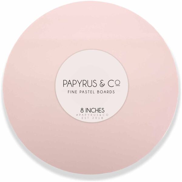 CAKE BOARD PASTEL PINK 8"ROUND - PAPYRUS & CO