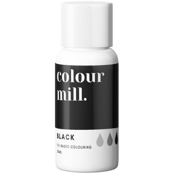 GEL OIL BASED BLACK - COLOUR MILL