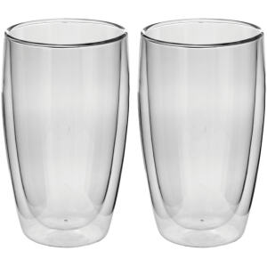 COFFEE GLASS TWIN WALLED CAFFE 400ML SET2 - AVANTI