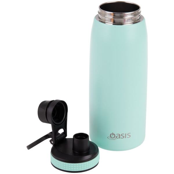 WATER BOTTLE SCREW TOP 780ML MINT - OASIS