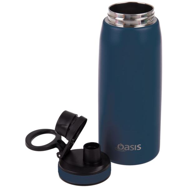 WATER BOTTLE SCREW TOP 780ML NAVY - OASIS
