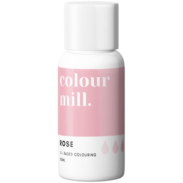GEL OIL BASED ROSE - COLOUR MILL