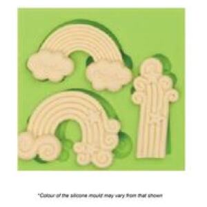 SILICONE MOULD ASSORTED RAINBOWS