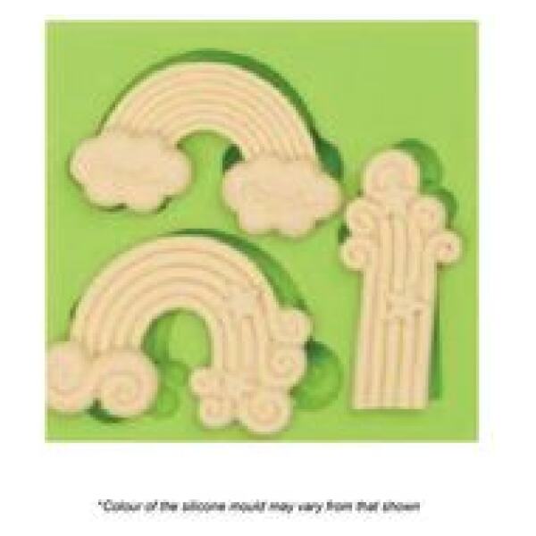 SILICONE MOULD ASSORTED RAINBOWS