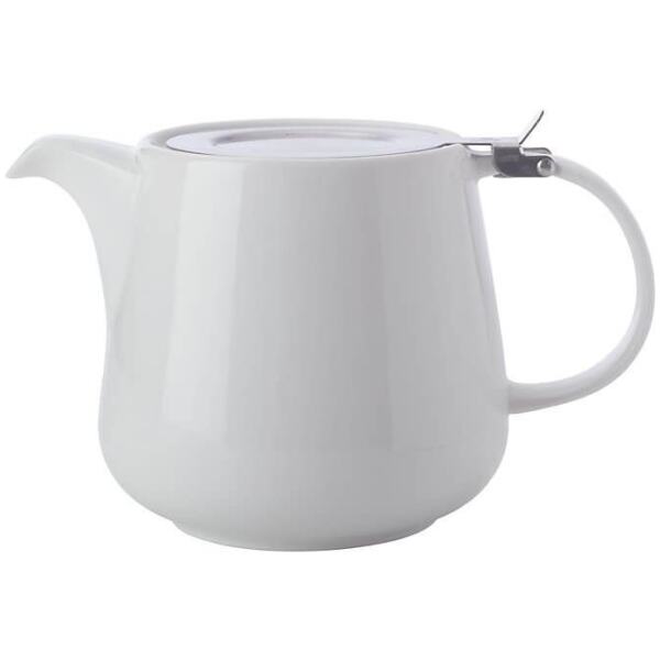 TEAPOT WHITE BASICS 600ML - MAXWELL & WILLIAMS