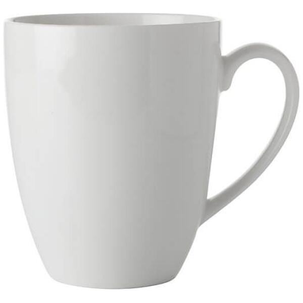 WHITE BASICS MUG COUPE 340ML - MAXWELL & WILLIAMS