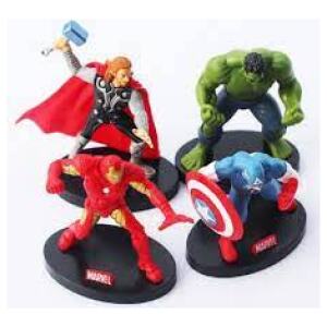 FIGURINES AVENGERS 4PC