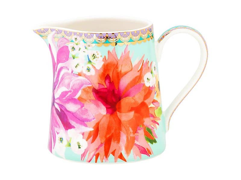 JUG CREAMER DAHLIA DAZE 230ML SKY BLUE - MAXWELL & WILLIAMS