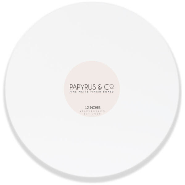 CAKE BOARD WHITE 12" ROUND - PAPYRUS & CO