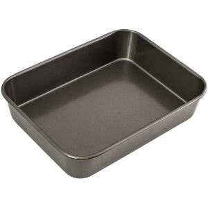 ROASTING PAN DEEP 39X28X7CM - BAKEMASTER