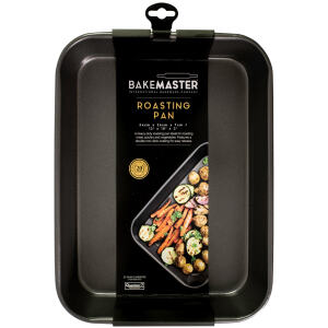 ROASTING PAN DEEP 34X26X7CM - BAKEMASTER