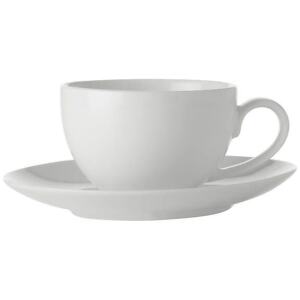 WHITE BASIC COUPE DEMI CUP/SUCER - MAXWELL & WILLIAMS