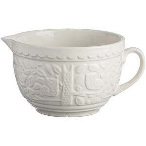 MASON CASH BATTER BOWL FOREST OWL CREAM