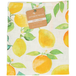 LINEN TEA TOWEL AMALFI CITRUS