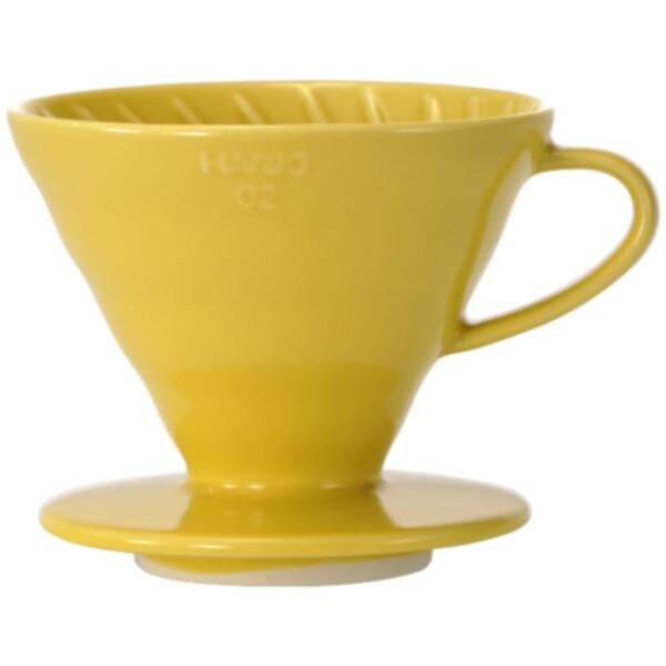 COFFEE DRIPPER V60 1-4CUP YELLOW - HARIO