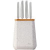 FURI KNIFE BLOCK SET 5PC AZURE TERRAZZO