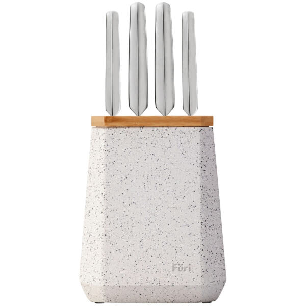 FURI KNIFE BLOCK SET 5PC AZURE TERRAZZO