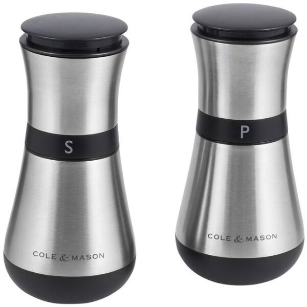 SALT & PEPPER GRINDERS HENLEY MILLS GIFT SET - COLE & MASON