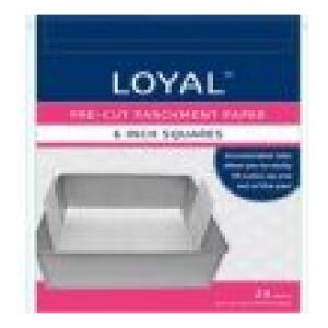 PRECUT PARCHMENT SQUARE 6" 15CM - LOYAL