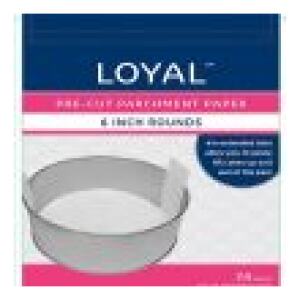 PRECUT PARCHMENT ROUND 6" 15CM - LOYAL