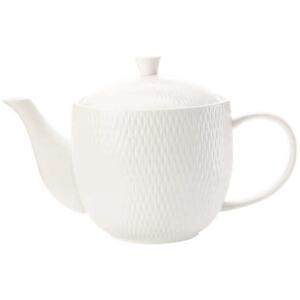 WHITE BASIC TEAPOT DIAMON 800ML - MAXWELL & WILLIAMS