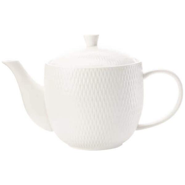 WHITE BASIC TEAPOT DIAMON 800ML - MAXWELL & WILLIAMS